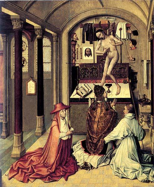 Robert Campin mass of Saint Gregory oil painting picture